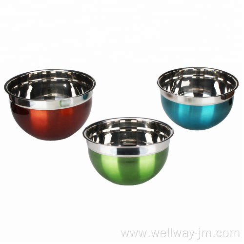 5 Piece Color Painting Mixing Bowls With Lids